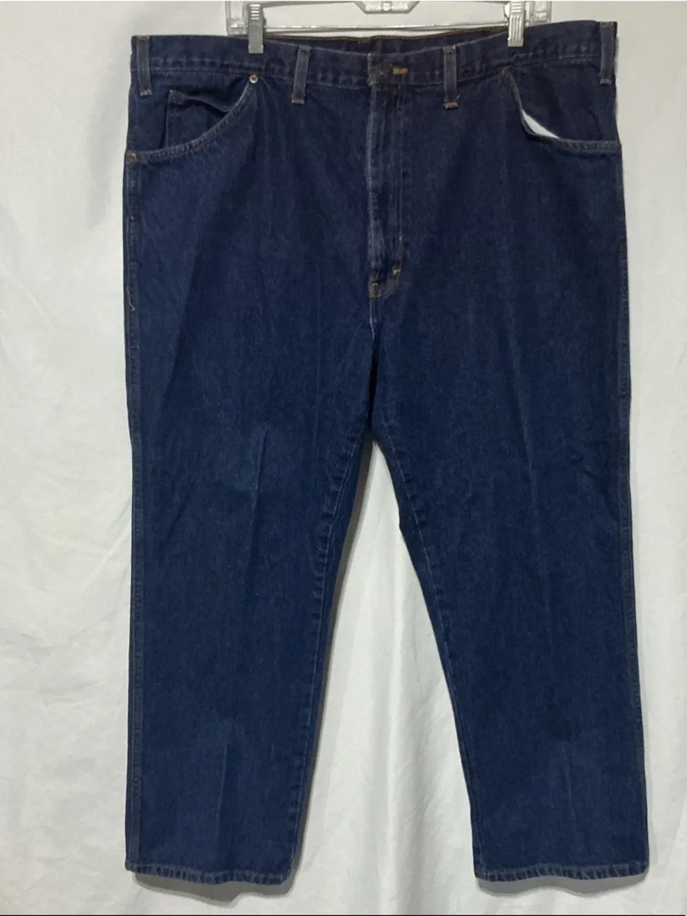 Dickies Mens Red Logo Patch Regular Fit Jeans Sz 44X30